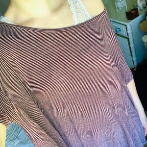 Oversized off the shoulder tee